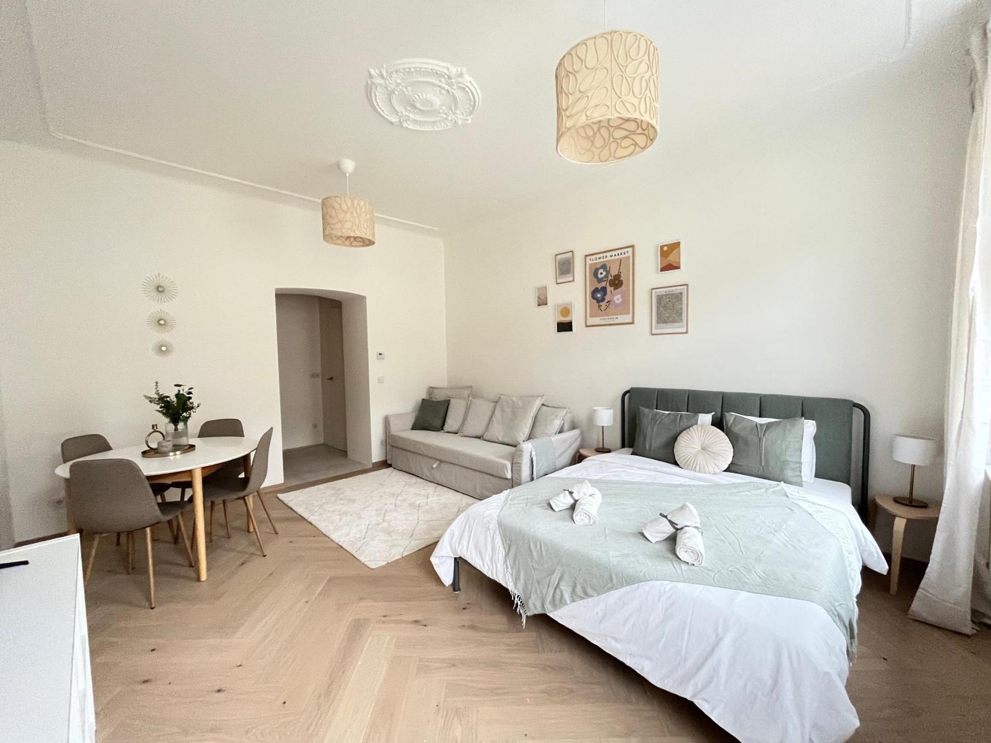Luxurious One Room Apartment Near Schoenbrunn Palace Viena Exterior foto